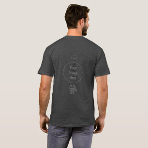 Sturm Gray Styracosaurus mit Anstrich aus dem Stam T-Shirt