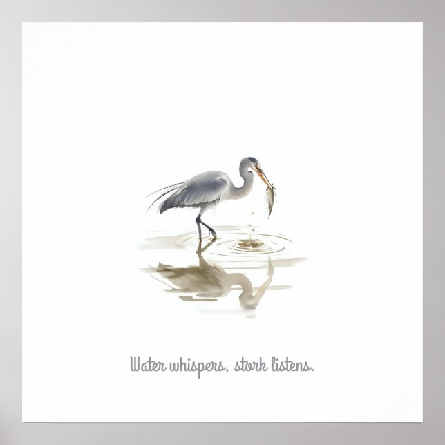 Sturm im Wasser Poster (Vorne)