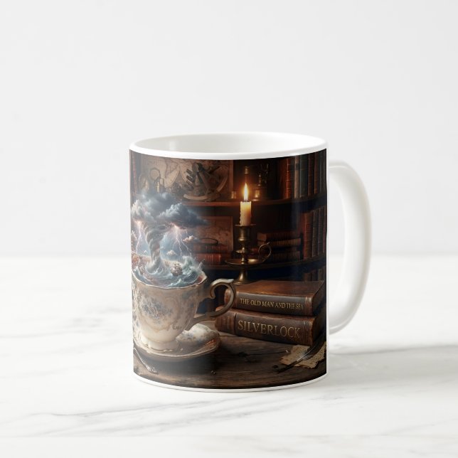 Sturm im Wasserglas Kaffeetasse (VorderseiteRechts)