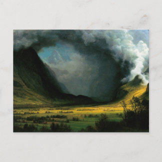 Sturm in den Bergen Postkarte