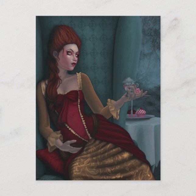 Sturm in einem Teacup Postkarte (Vorderseite)