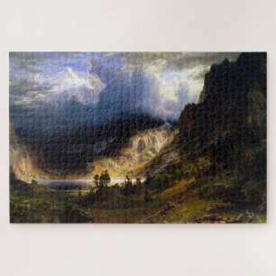 Sturm in Rocky Mountains, Rosalie, Bierstadt Puzzle