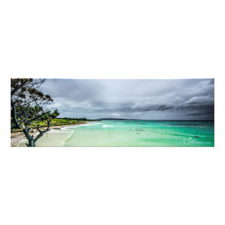 Sturm nahend, Kaka Point Neuseeland: Poster