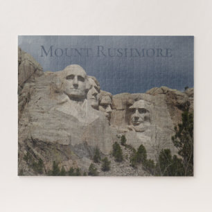 Sturm nähert Berg Rushmore Jigsaw Puzzle