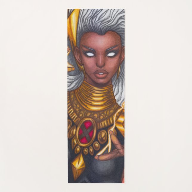 Sturm ~ Ororo Munroe Yogamatte (Vorderseite)