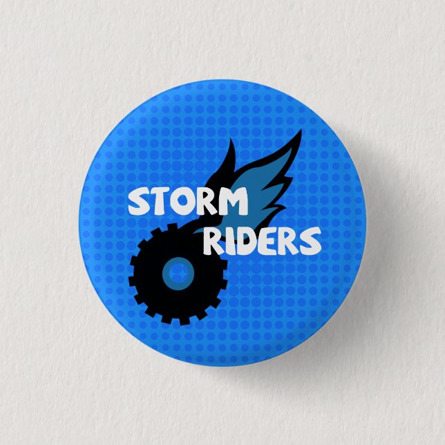 Sturm-Reiter-Logo-Knopf Button (Vorderseite)