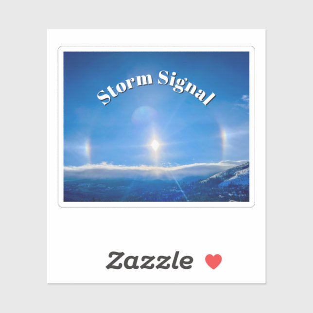 Sturm Signal Sundog Aufkleber (Blatt)