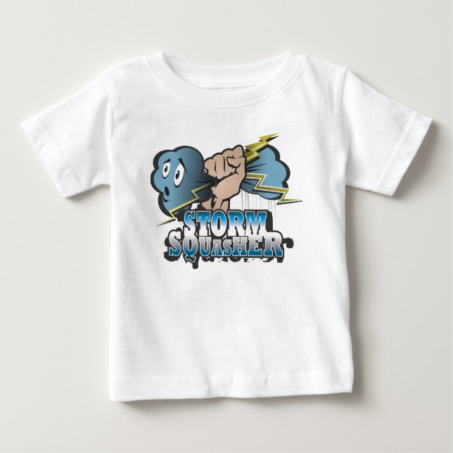 Sturm Squasher Baby Baby T-shirt (Vorderseite)