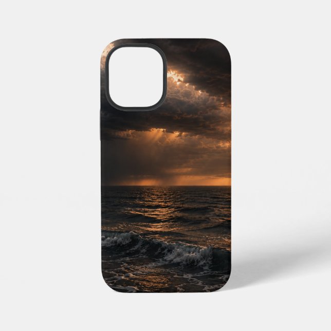 Sturm - Tiefe Gewässer iPhone Hülle (Rückseite)