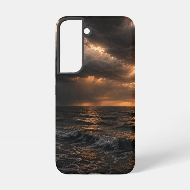 Sturm - Tiefe Gewässer Samsung Galaxy Hülle (Rückseite)