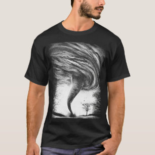 Sturm Tornado Twister und Hurrikan Wetterkostüm T-Shirt