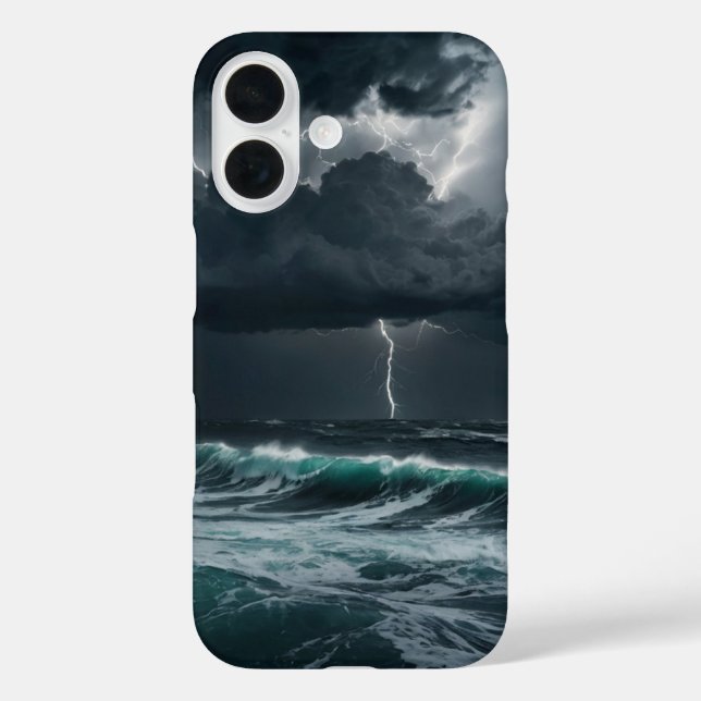Sturm über dem Meer Case-Mate iPhone Hülle (Rückseite)