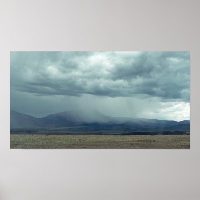Sturm über den Felsvorsprung, Colorado Poster (Vorne)