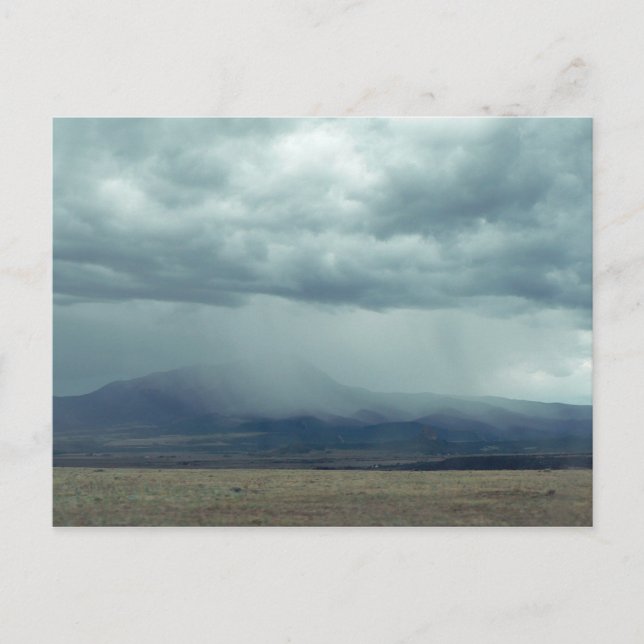Sturm über den Felsvorsprung, Colorado Postkarte (Vorderseite)