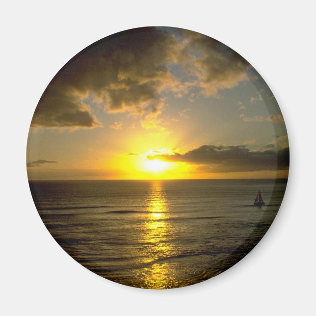 Sturm über Meer Magnet (Vorne)