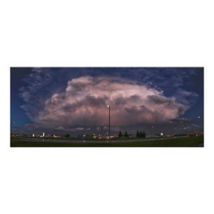 Sturm über Yorkton SK Fotodruck