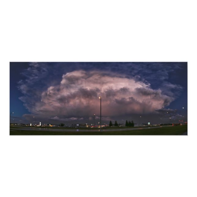Sturm über Yorkton SK Fotodruck (Vorne)