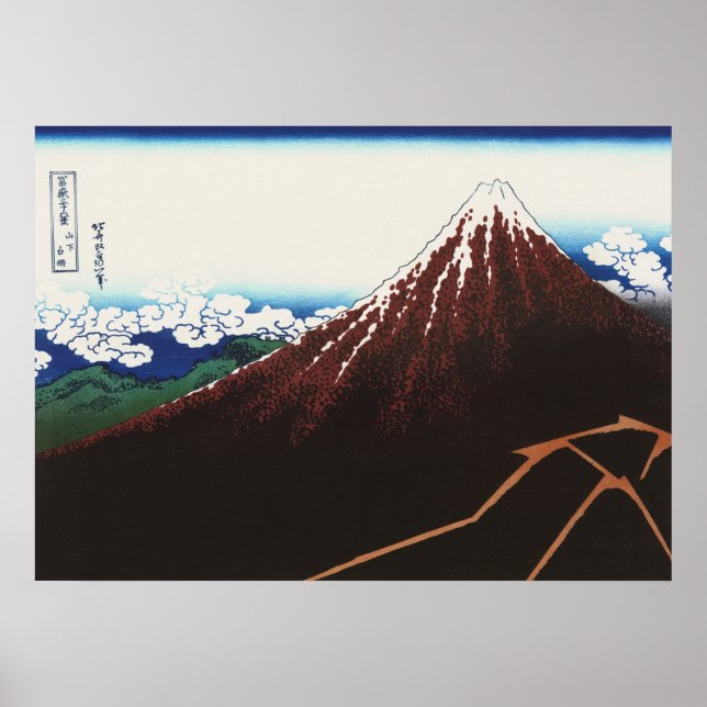 Sturm unter dem Gipfel Poster (Vorne)