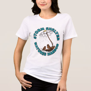 Sturm Unterschlupf Natures Harbor Gänseblümchen Ku Tri-Blend Shirt