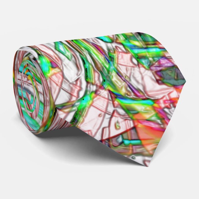 Sturm verdrehter Gleise Krawatte (Gerollt)