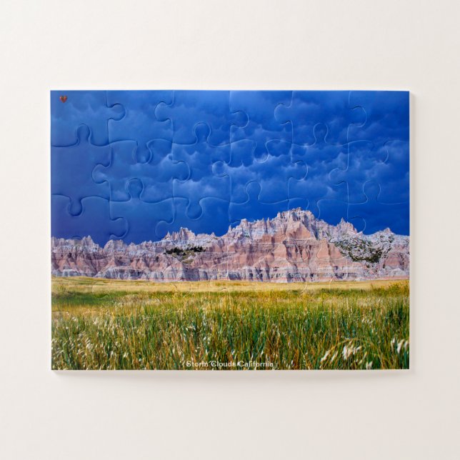 Sturm Wolken Kalifornien Puzzle (Horizontal)