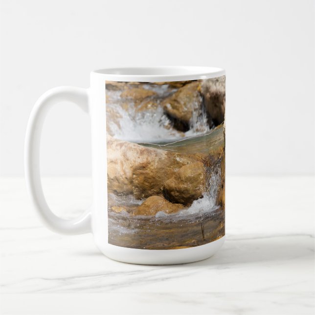 Sturmbach im Frühling Kaffeetasse (Links)
