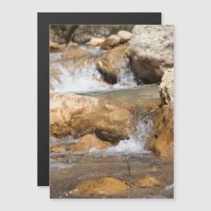 Sturmbach im Frühling Magnetkarte