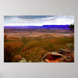 Sturmbrauen in den Flinders Ranges Poster