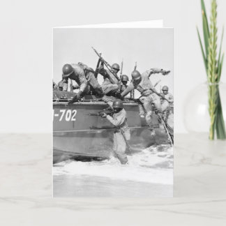 Stürmen des Strandes in den 40er Jahren Karte