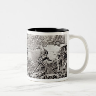 Stürmen von Monterey Zweifarbige Tasse