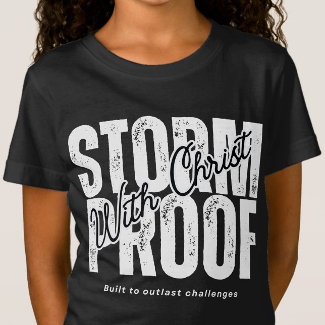 Sturmfest mit Christus T-Shirt (Von Creator hochgeladen)