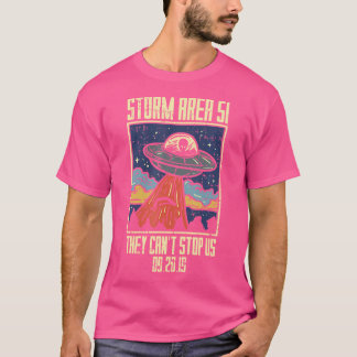 Sturmgebiet 51 Sie können uns 092019 Ufo Retro A n T-Shirt