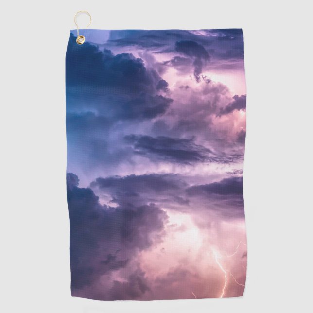 Stürmische Himmel Golfhandtuch (Vorderseite)