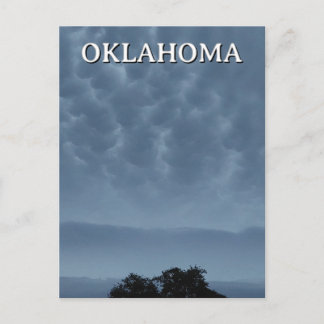 Stürmischer Himmel Oklahoma Postkarte