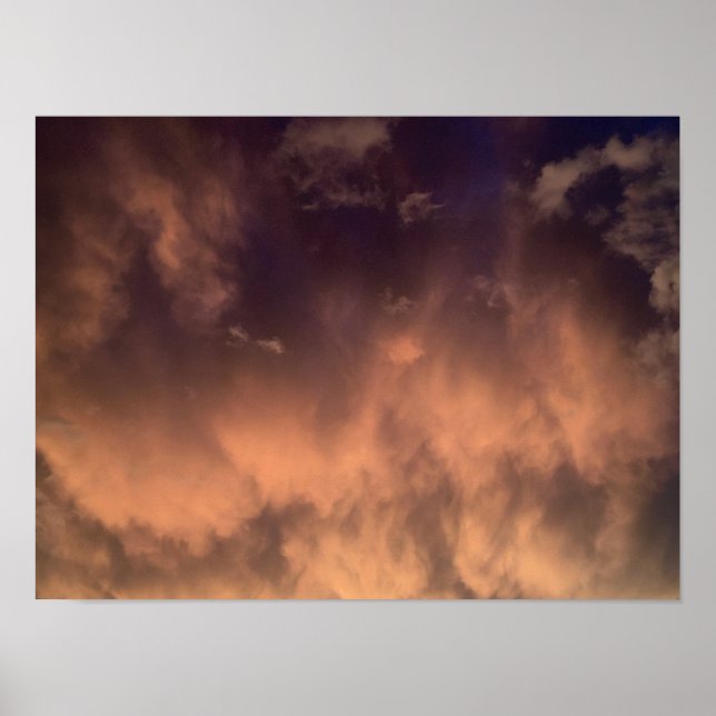 Stürmischer Himmel Poster (Vorne)