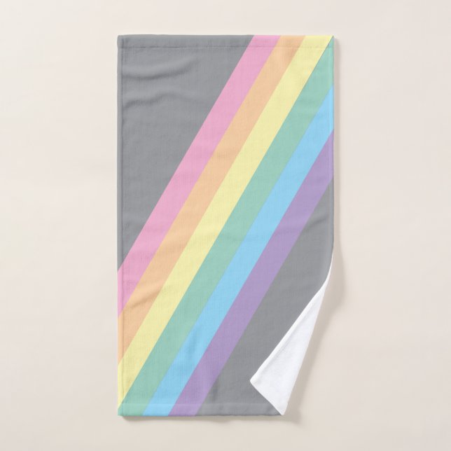 Stürmischer Himmel & Regenbogen-Badehandtücher  Badhandtuch Set (Handtuch)