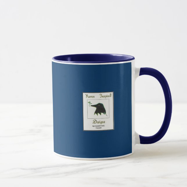 "Stürmisches Corvid" Tasse (Rechts)