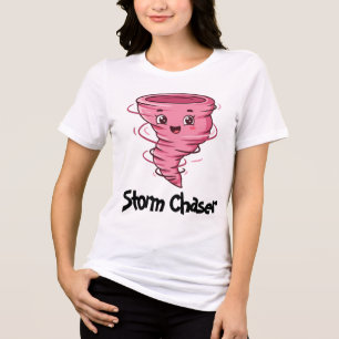 Sturmjäger des Twonado-Mädchens Damen-Shirt Tri-Blend Shirt