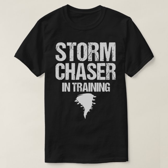Sturmjäger in der Ausbildung des Meteorologen Stor T-Shirt (Design vorne)