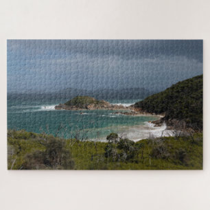 Sturmlandschaft und spektakuläre Bucht, 1014 Stück Puzzle