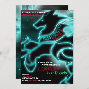 Sturmwolf-Blackout-Party Einladungen