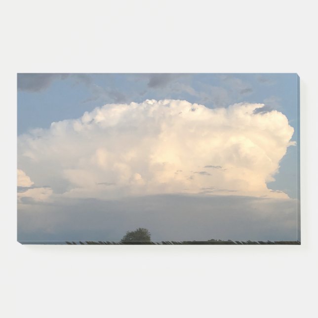 Sturmwolke Post-it Klebezettel (Vorderseite)