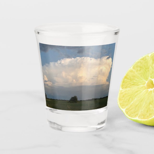 Sturmwolke Schnapsglas (Vorderseite)