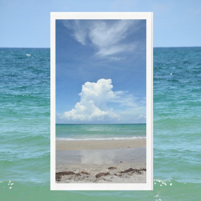 Sturmwolke über Tropenküste Serviette (Von Creator hochgeladen)