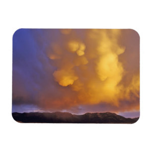 Sturmwolken im Mittelalter in Montana Magnet