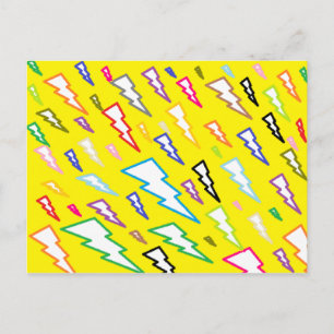 Sturmwolken leuchten postkarte