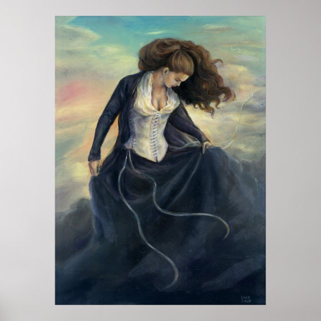 Sturmwolken sammeln Poster (Vorne)