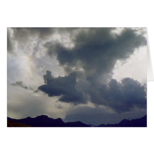 Sturmwolken über den Rockies (Vorderseite (Horizontal))