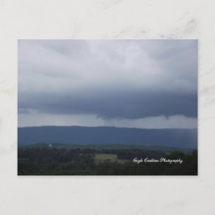 Sturmwolken über Etowah, Tennessee Postkarte