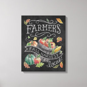 Sturzernte-Tafel des Bauern Leinwanddruck